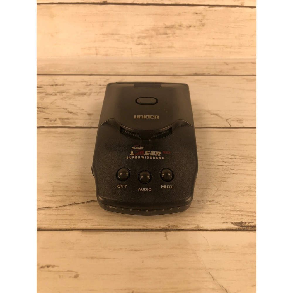 Uniden LRD 6399SW 360 Laser SST Superwideband Radar Detector Black Vintage